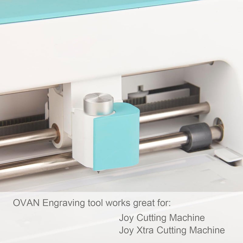 OVAN Engraving Tool for Cricut Joy/Joy Xtra Cutting Machine, Premium Carbide Steel Engraving Tip for Cricut Engraving Designs on Soft Metals, Leather, Acrylic, Plastic, and More - Image 2